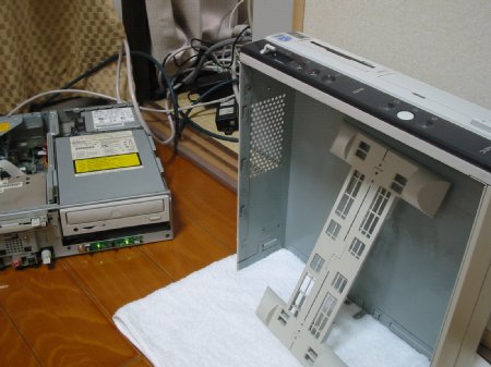 NEC Mate NX PC-MA66Hの筐体を乾燥させる