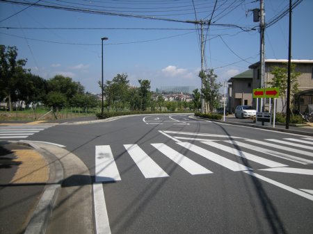 坪井町 新しい地区と古い地区の境目