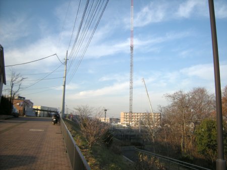 船橋日大前駅 駅前のロータリーの裏